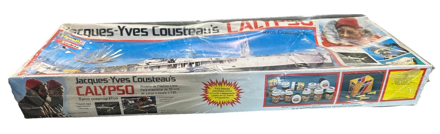 Revell/Lodela Jacques-Yves Cousteau's Calypso Plastic Model Ship #RH5216 1/125