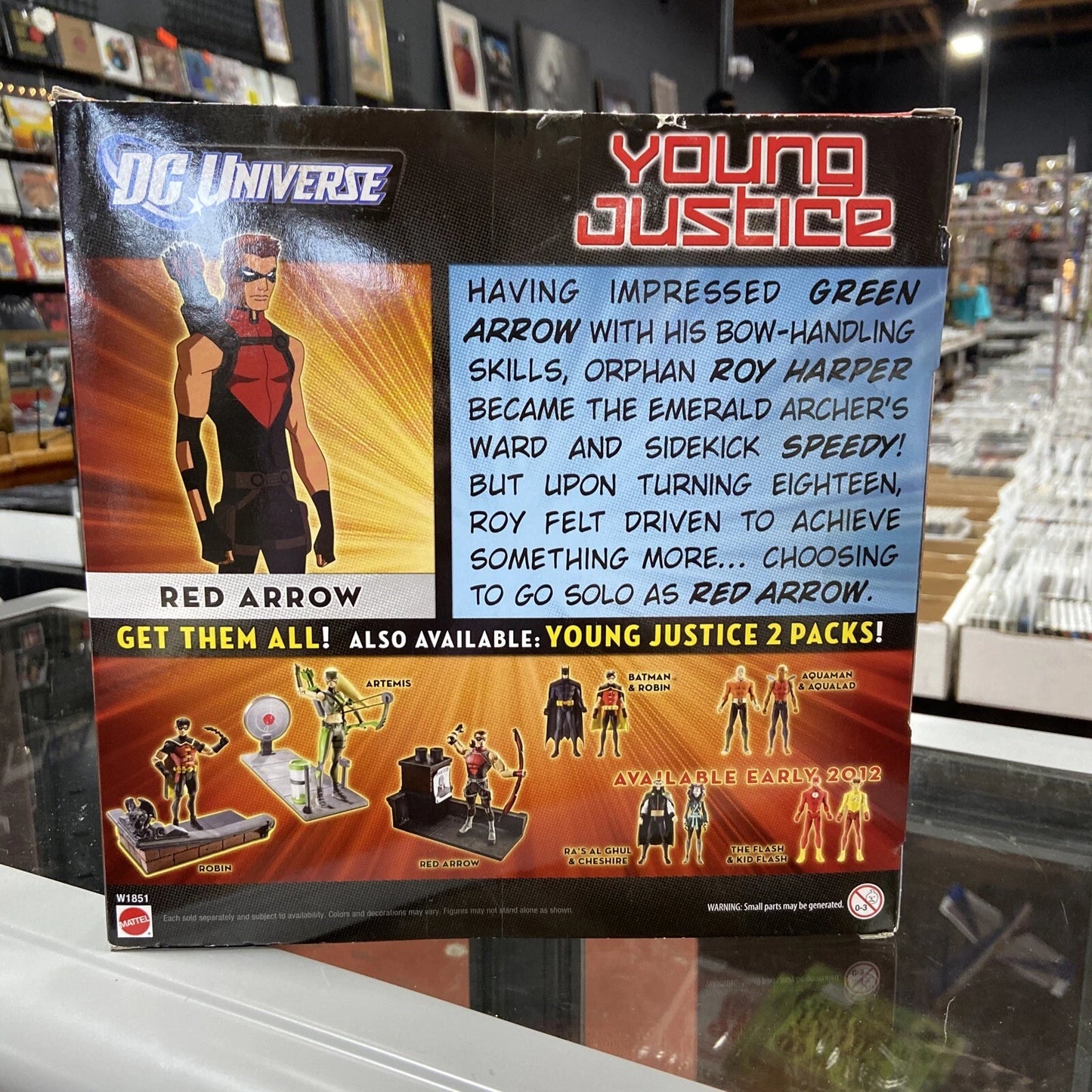 DC Universe classics Young Justice Red Arrow Diorama Mattel 2011 matty collector