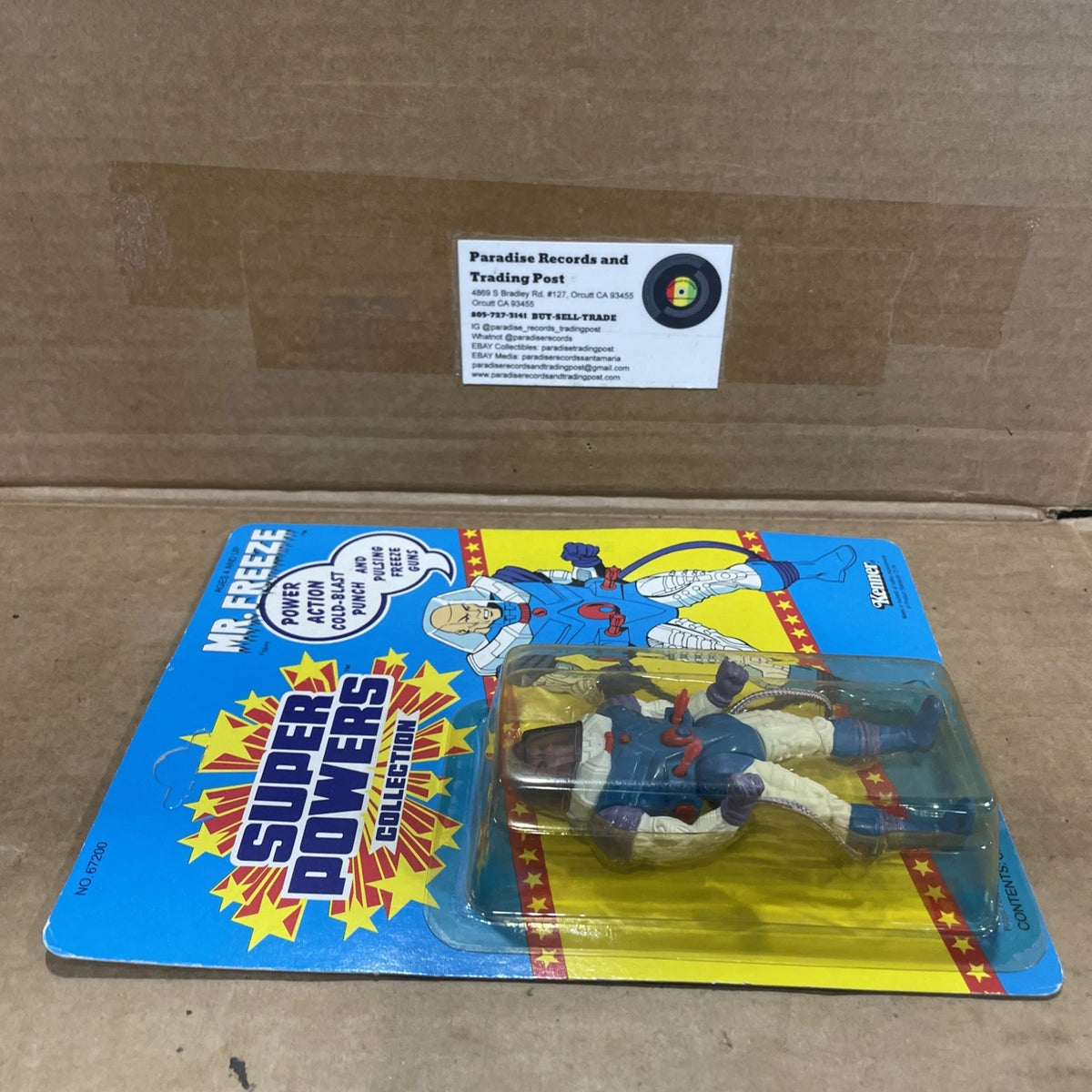 DC Super Powers Collection Mr. Freeze Action Figure 1985 Kenner 67200 Unpunched