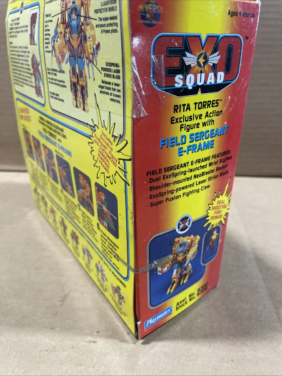 Exo Squad Rita Torres Vintage Playmates 1994 E Frame Opened Retro Open Box