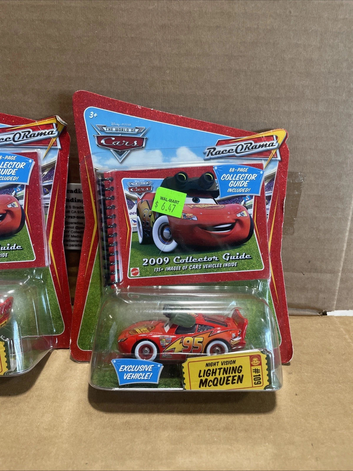 Disney Pixar The World of Cars Race O Rama Series # 109 Night Vision McQueen