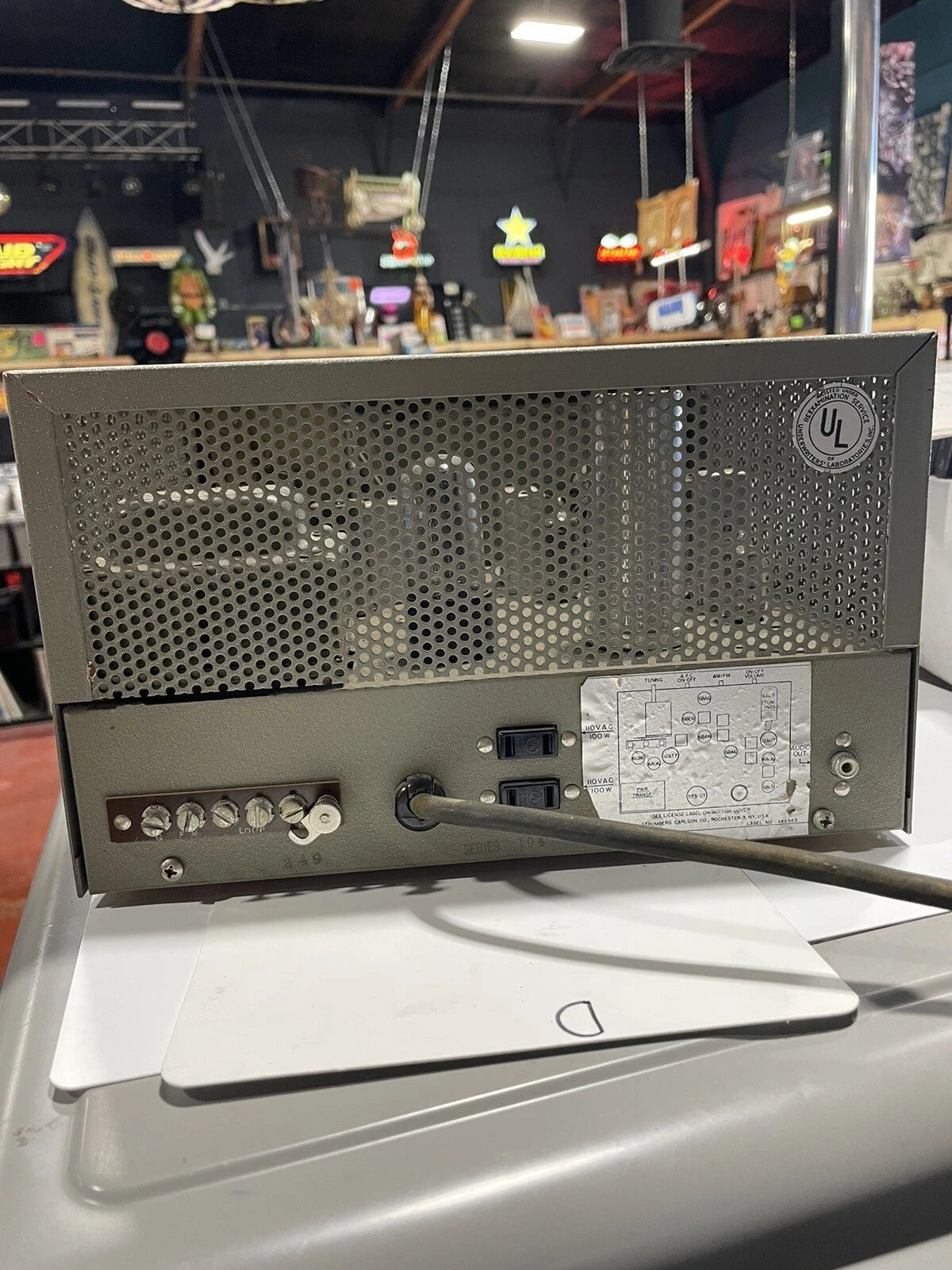 Vintage Stromberg-Carlson AM/FM Tuner Model SR401--TESTED