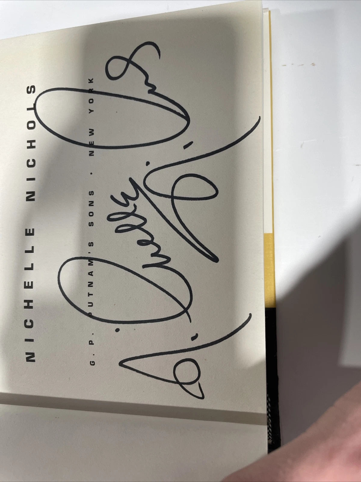 AUTOGRAPHED SIGNED Book Author Michelle Nichols Star Trek Lt. Uhura - Memories