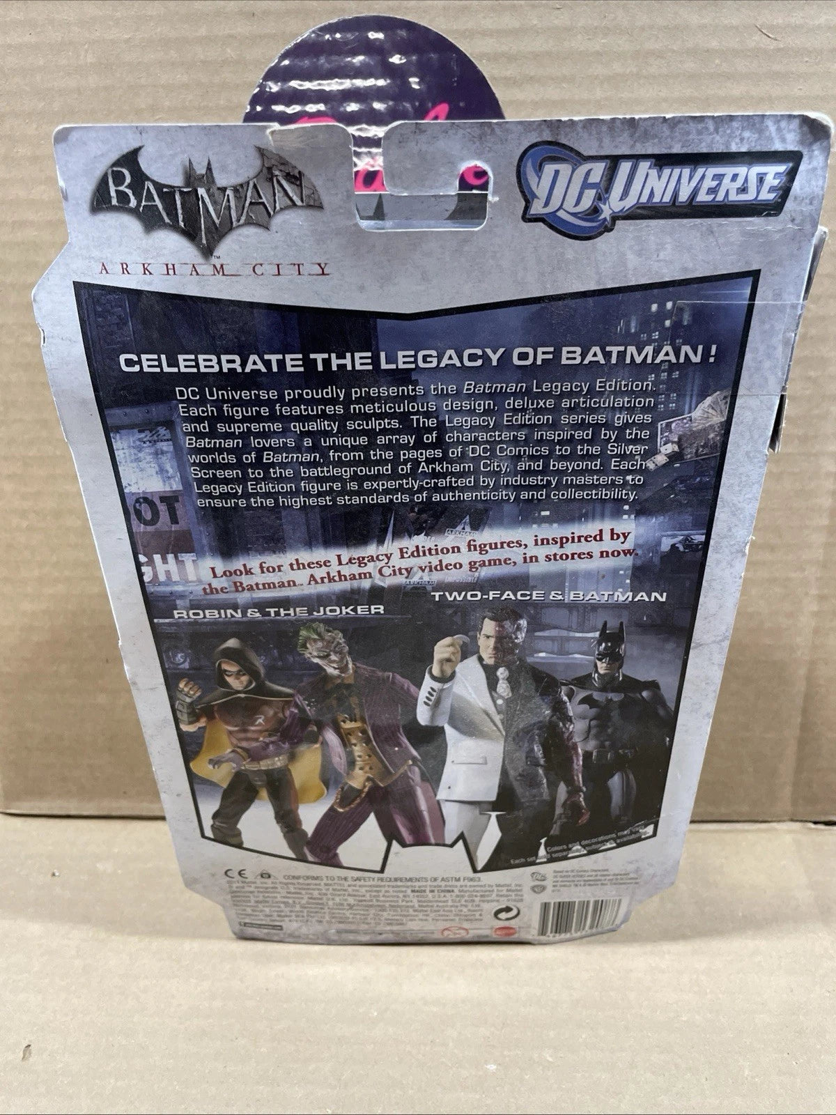 Mattel DC Universe Batman Arkham City Batsuit Legacy Edition 6 Inch Sealed