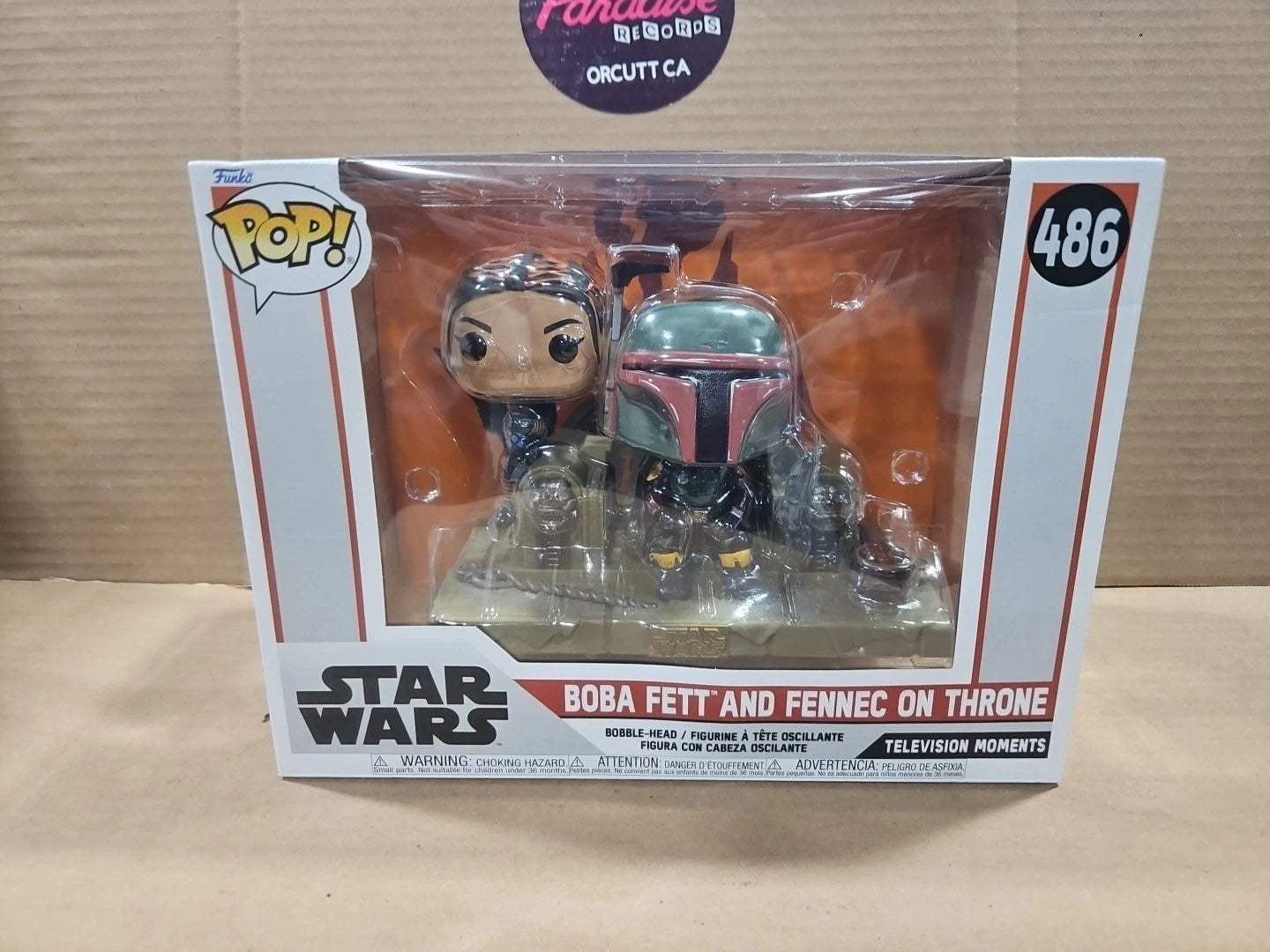 Funko Pop! Moments: Star Wars - Boba Fett and Fennec on Throne #486