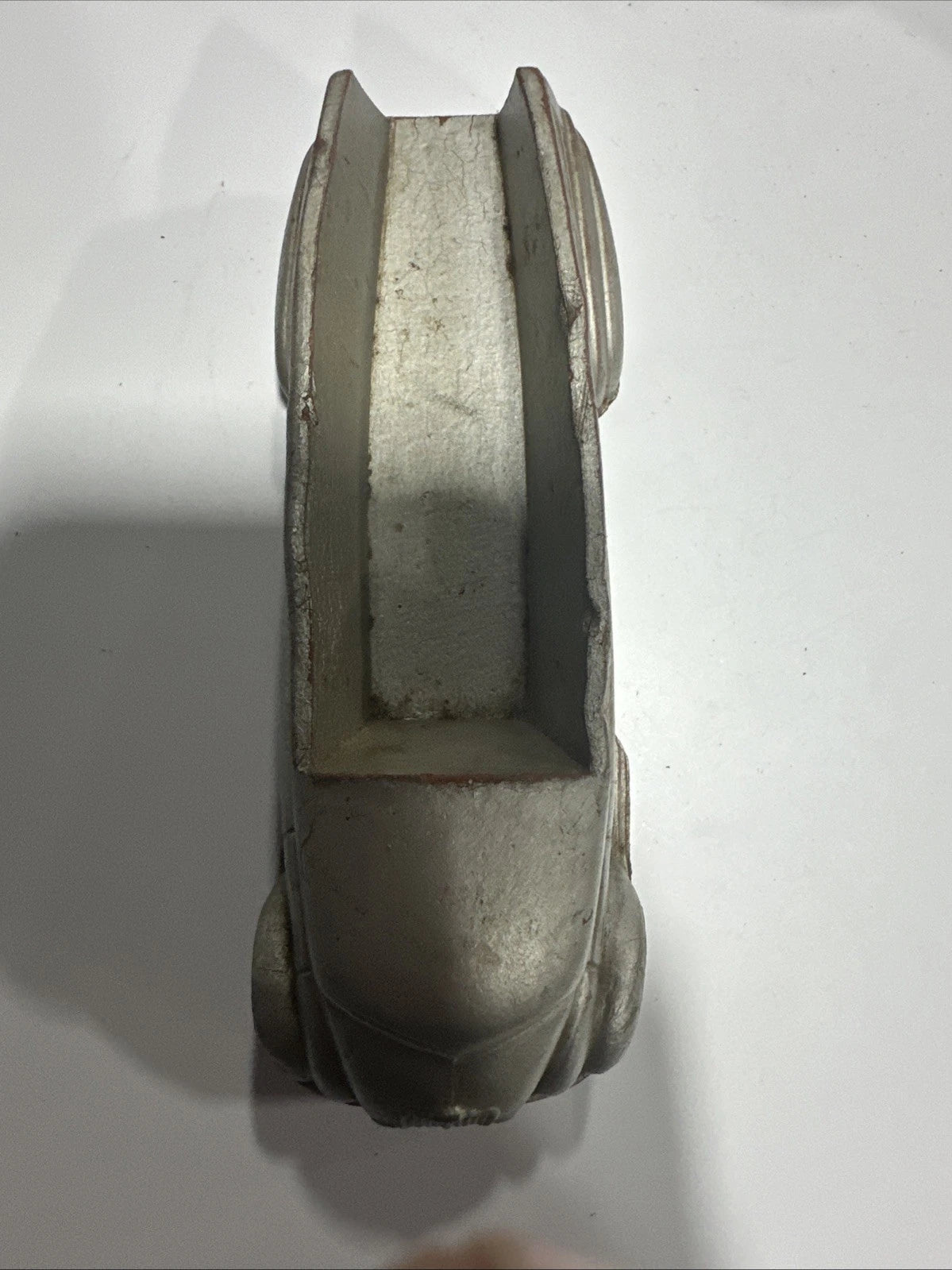 SUN RUBBER CO. TOY TRUCK SILVER 1934; 5 LONG VINTAGE PAT. 203508 Car Automobile