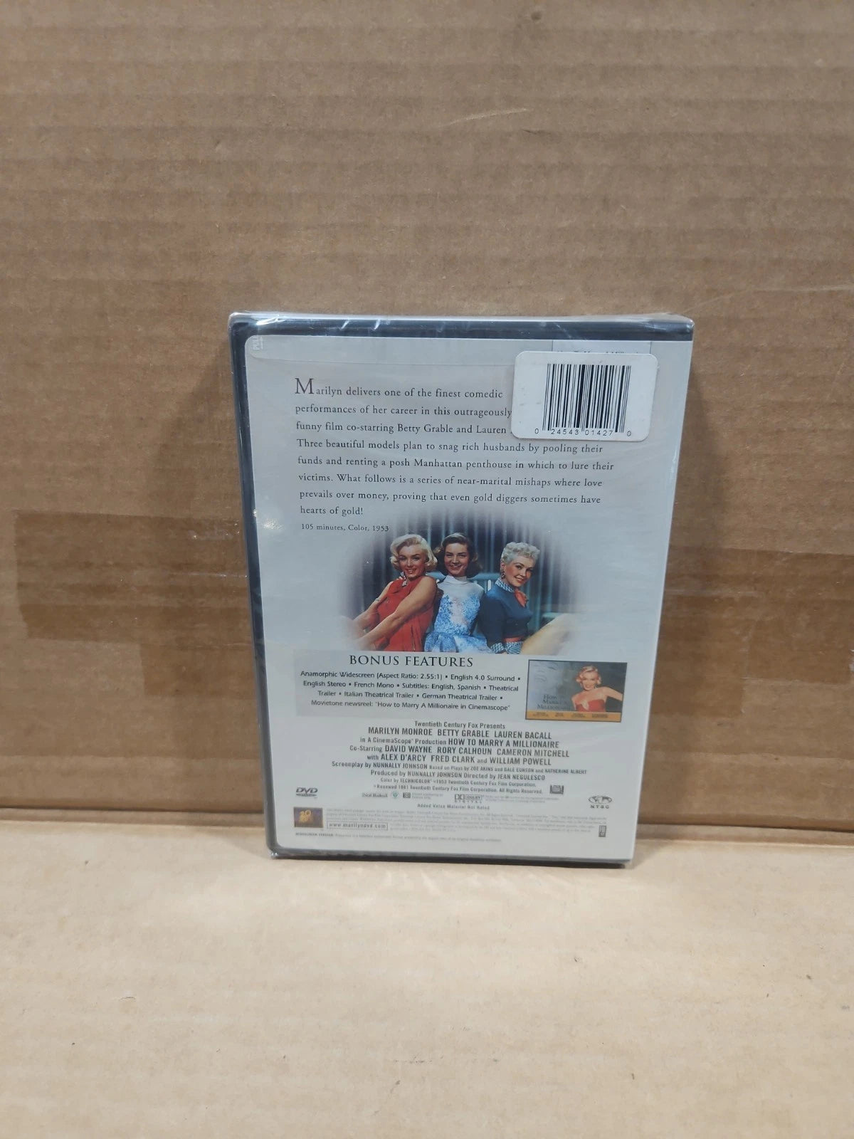 How to Marry a Millionaire (DVD, 2001, Marilyn Monroe Diamond Collection)