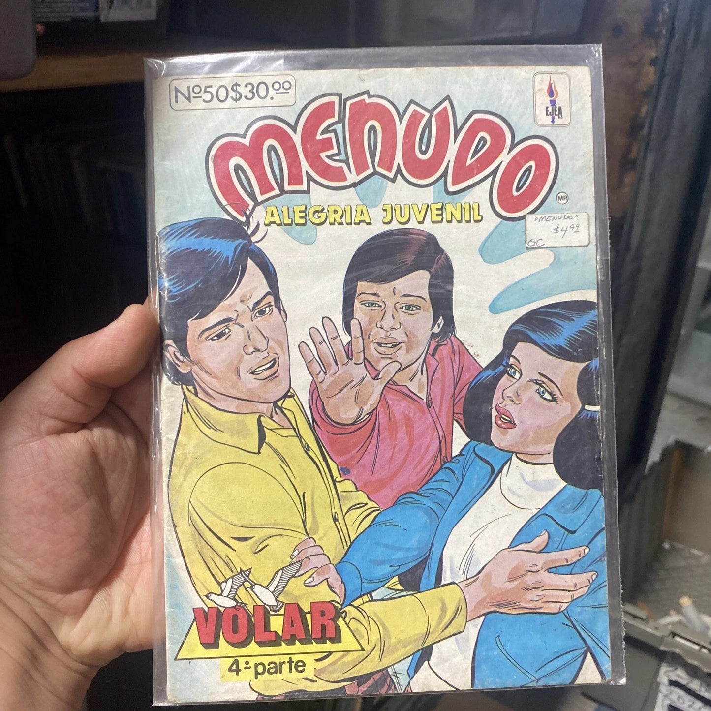 Vintage 1984 Menudo Alegría Juvenil #50 Comic Ejea￼