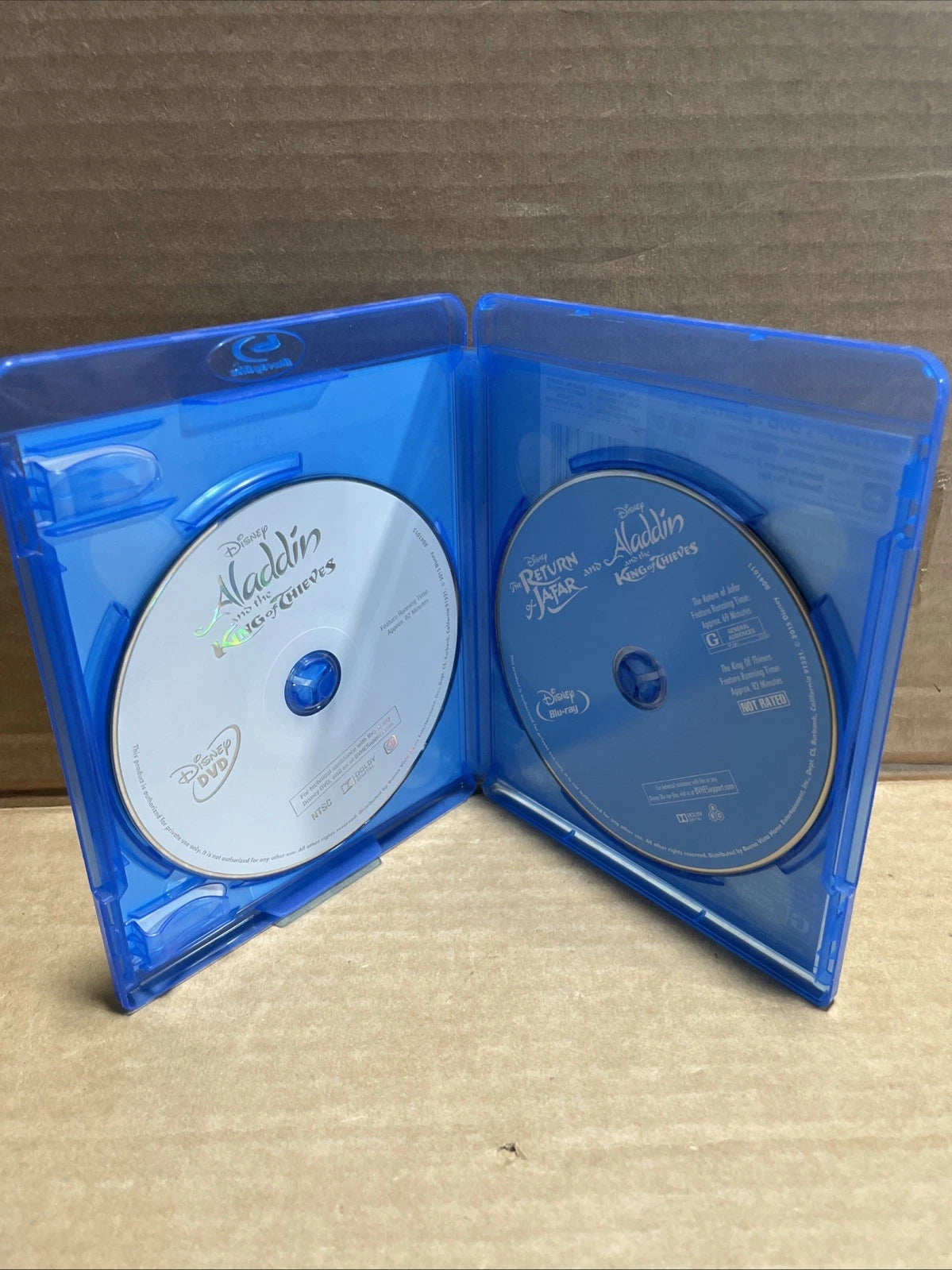 Disney Blu-ray Aladdin and the King of Thieves / Return of Jafar Double Feature