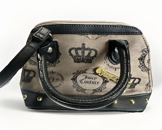 Juicy Couture Vintage Couture Bowler Bag In Beige Diamond New With NO Tag