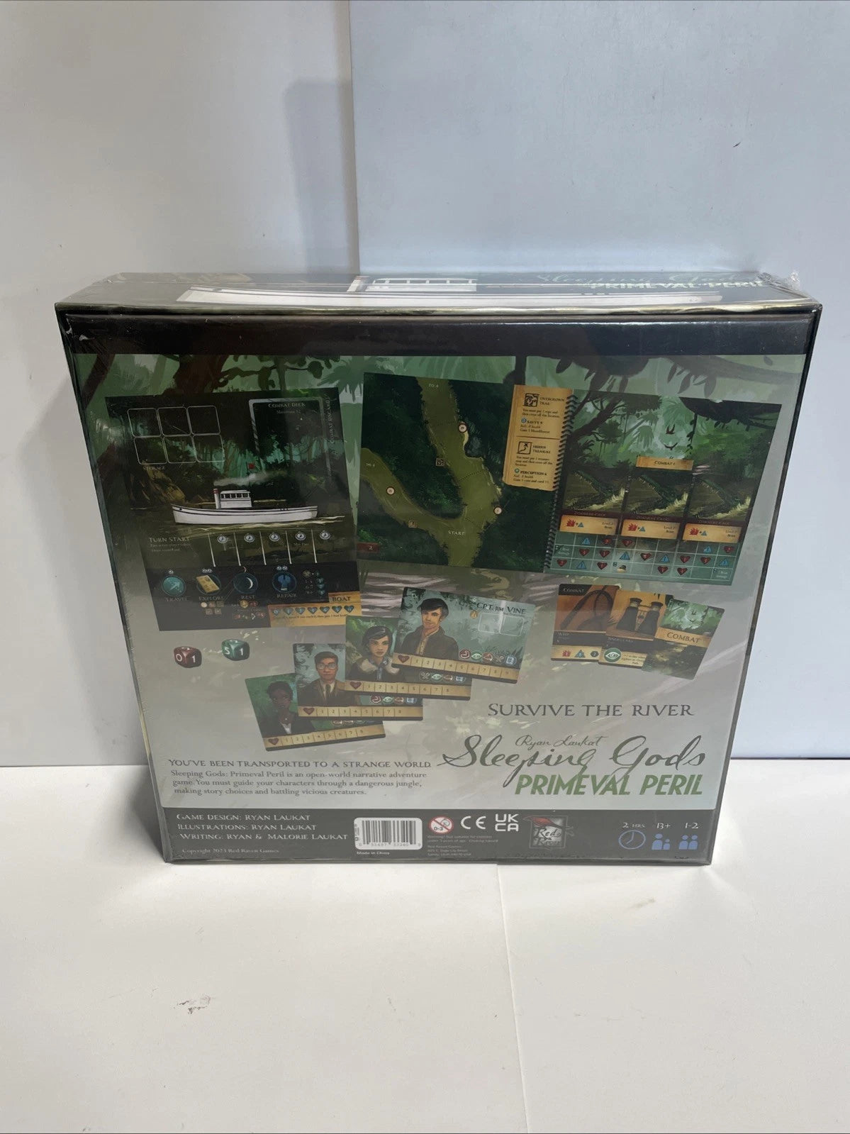 Red Raven Sleeping Gods Primeval Peril/ Tides Of Ruin/ Dungeons Board Game