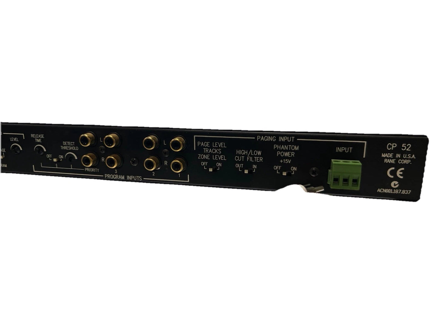 Rane CP 52 Commercial Processor