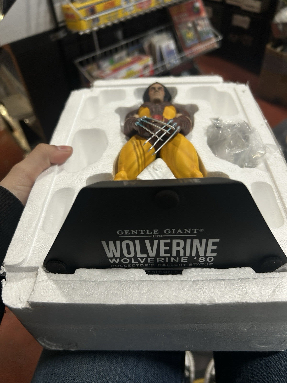 WOLVERINE '80 Collector's Gallery Statue Gentle Giant X-Men Marvel #997/1000
