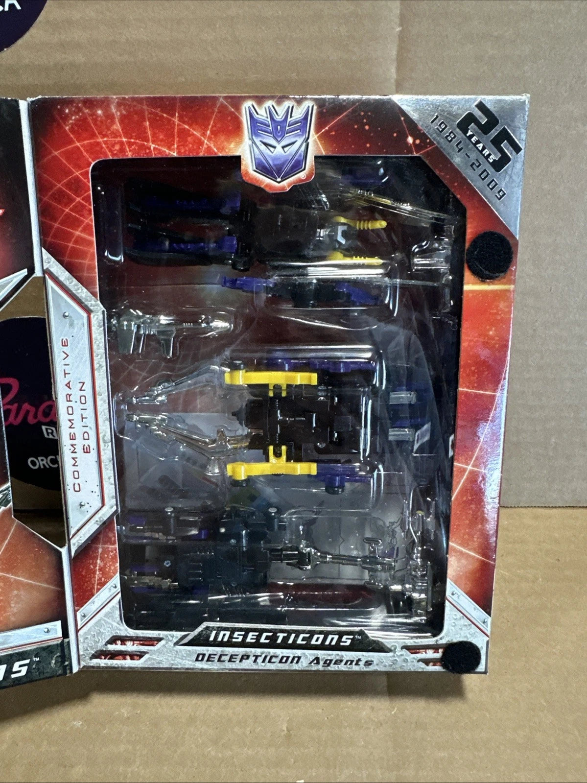 Transformers Universe 25th Anniversary Insecticons TRU Exclusive 2009 Open Box