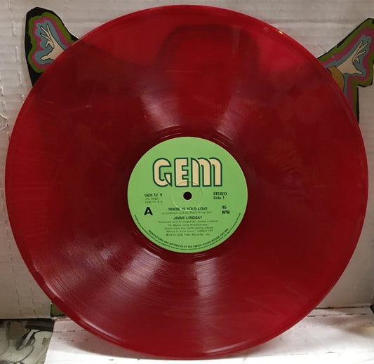 Jimmy Lindsay Where Is Your Love/Daughters Of Babylon 12” UK Import Record RED