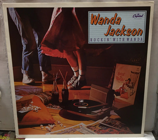 Wanda Jackson Rockin’ With Wonda UK Import Reissue Record Purple Labels