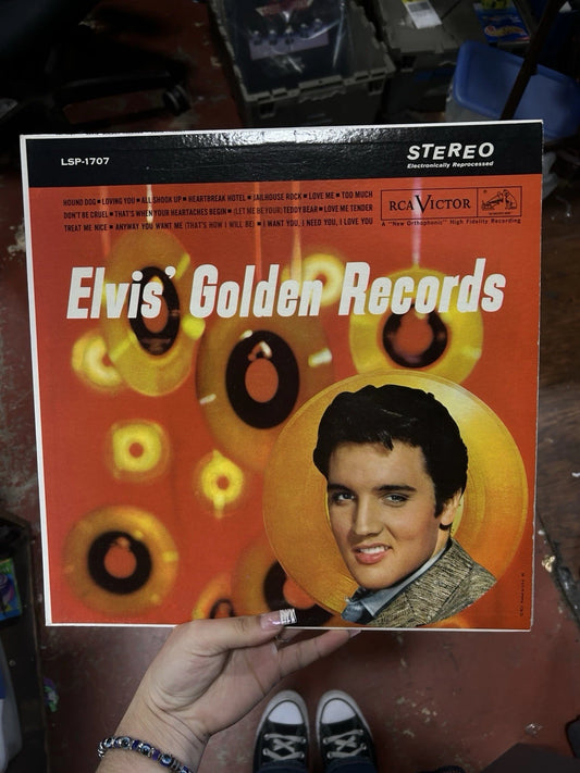 ELVIS PRESLEY - Elvis’ Golden Records - 1958 RCA LSP-1707 - Vinyl LP VG++/VG+