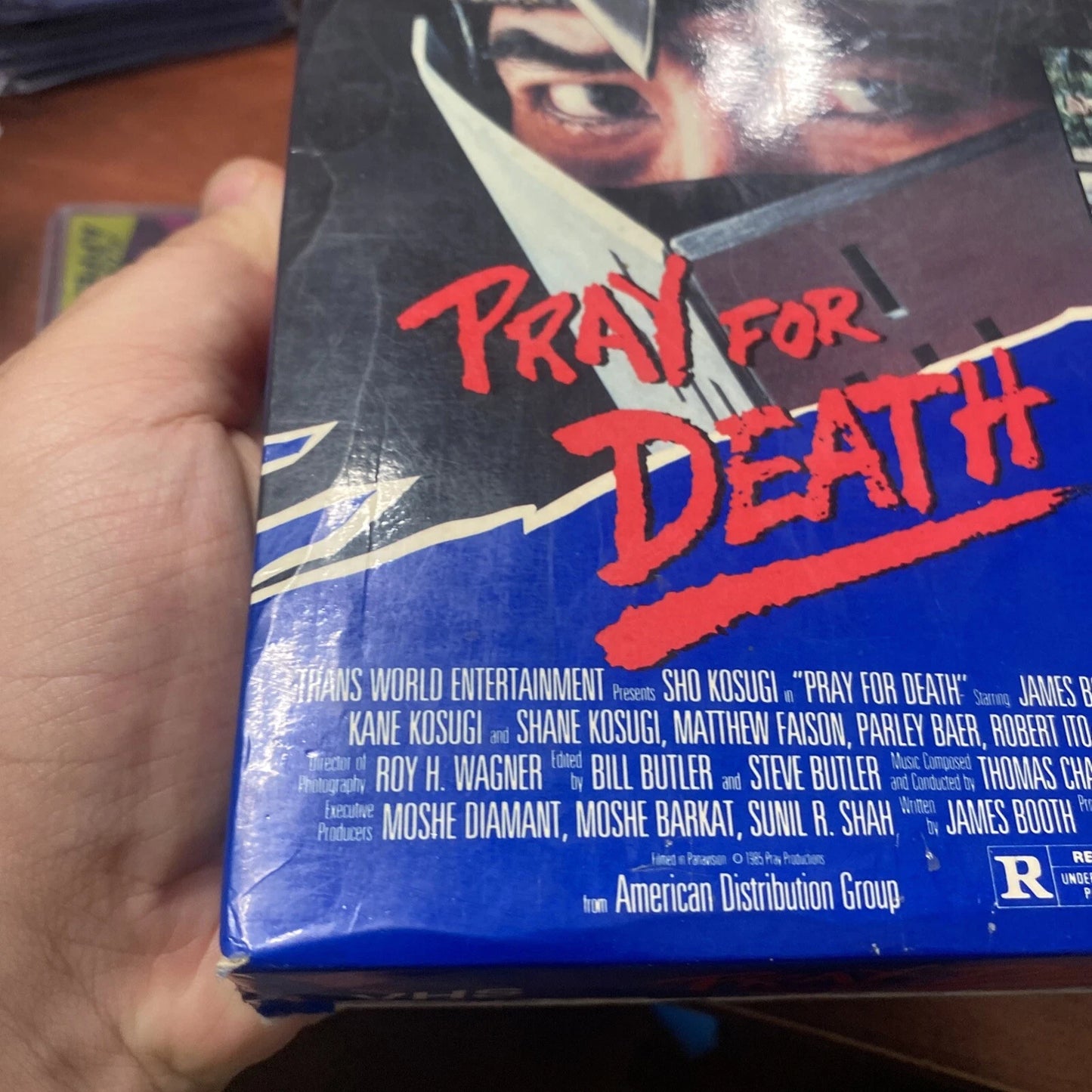 Pray For Death (1986) VHS—U.S.A. Home Video BIG BOX—Martial Arts/Ninja