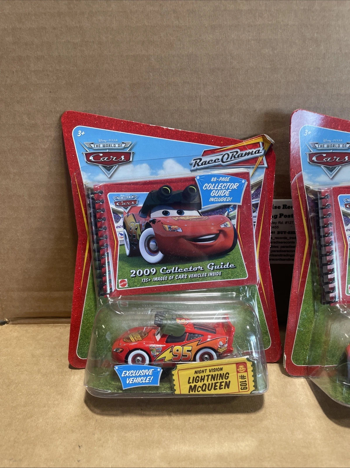 Disney Pixar The World of Cars Race O Rama Series # 109 Night Vision McQueen