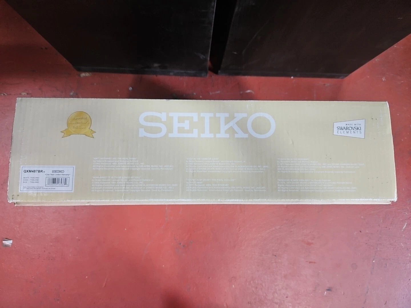 SEIKO Golden Trumpet Melodies In Motion Wall Clock Special Edition 18 Melodies