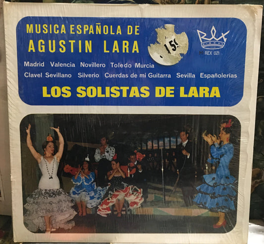 Agustin Lara Los Solistas De Lara Record M-REX021