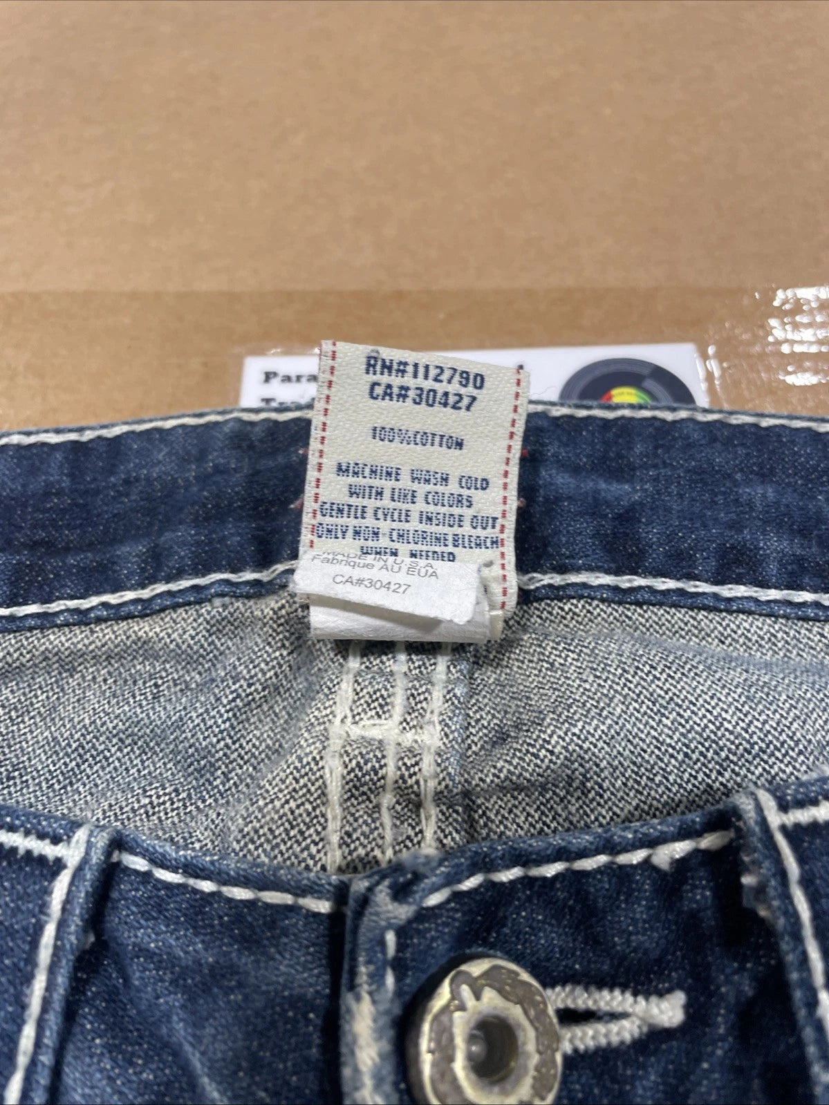 True Religion Women's Jeans Size 30 RN#112790 CA#30427 Straight Leg