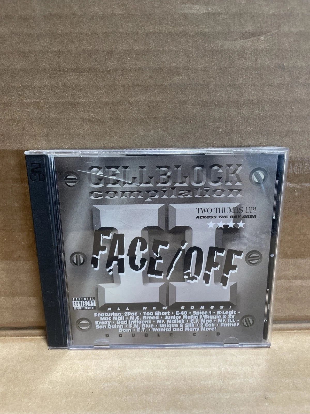 Cellblock Compilation Face/Off (1998 2 Disc CD) Various Artist Rare OOP Rap