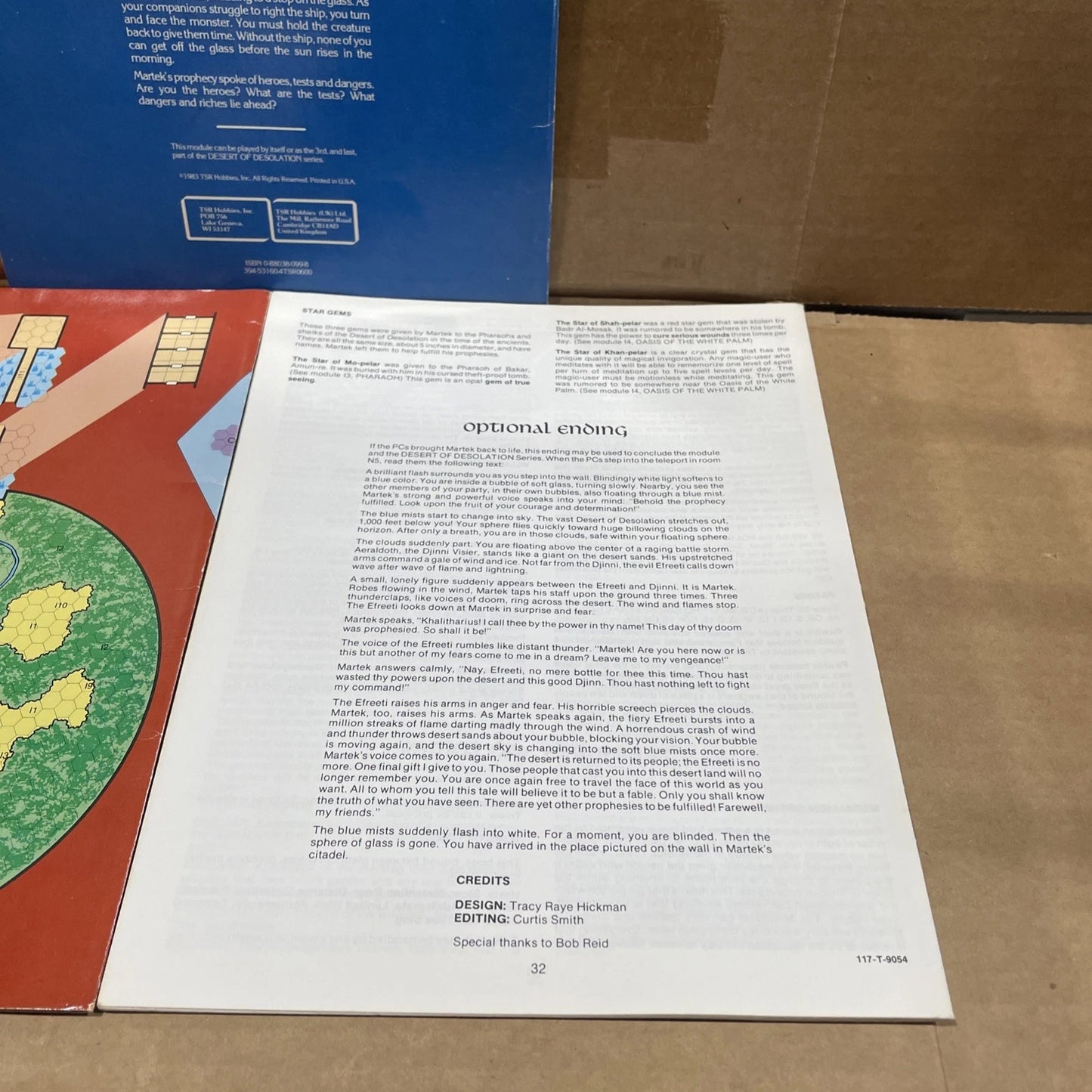 I5 Lost Tomb of Martek - AD&D Advanced Dungeons & Dragons TSR 9054