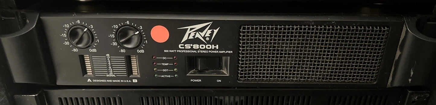 Peavey CS-800H Power Amplifier • Clean, Working Condition