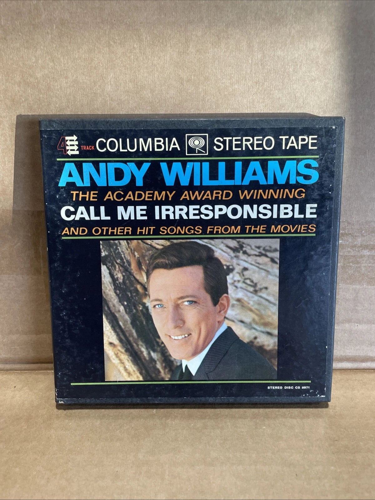 Andy Williams Call Me Irresponsible Reel To Reel Tape 4-Track 7.5 IPS vg+