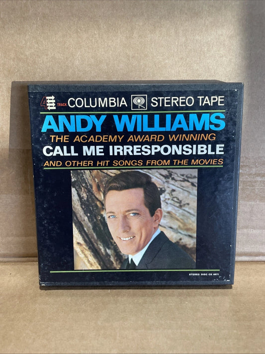 Andy Williams Call Me Irresponsible Reel To Reel Tape 4-Track 7.5 IPS vg+