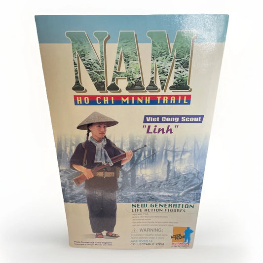"LINH" VEIT CONG SCOUT NAM HO CHI MINH TRAIL NEW GEN 12" FIGURE DRAGON UNOPENED