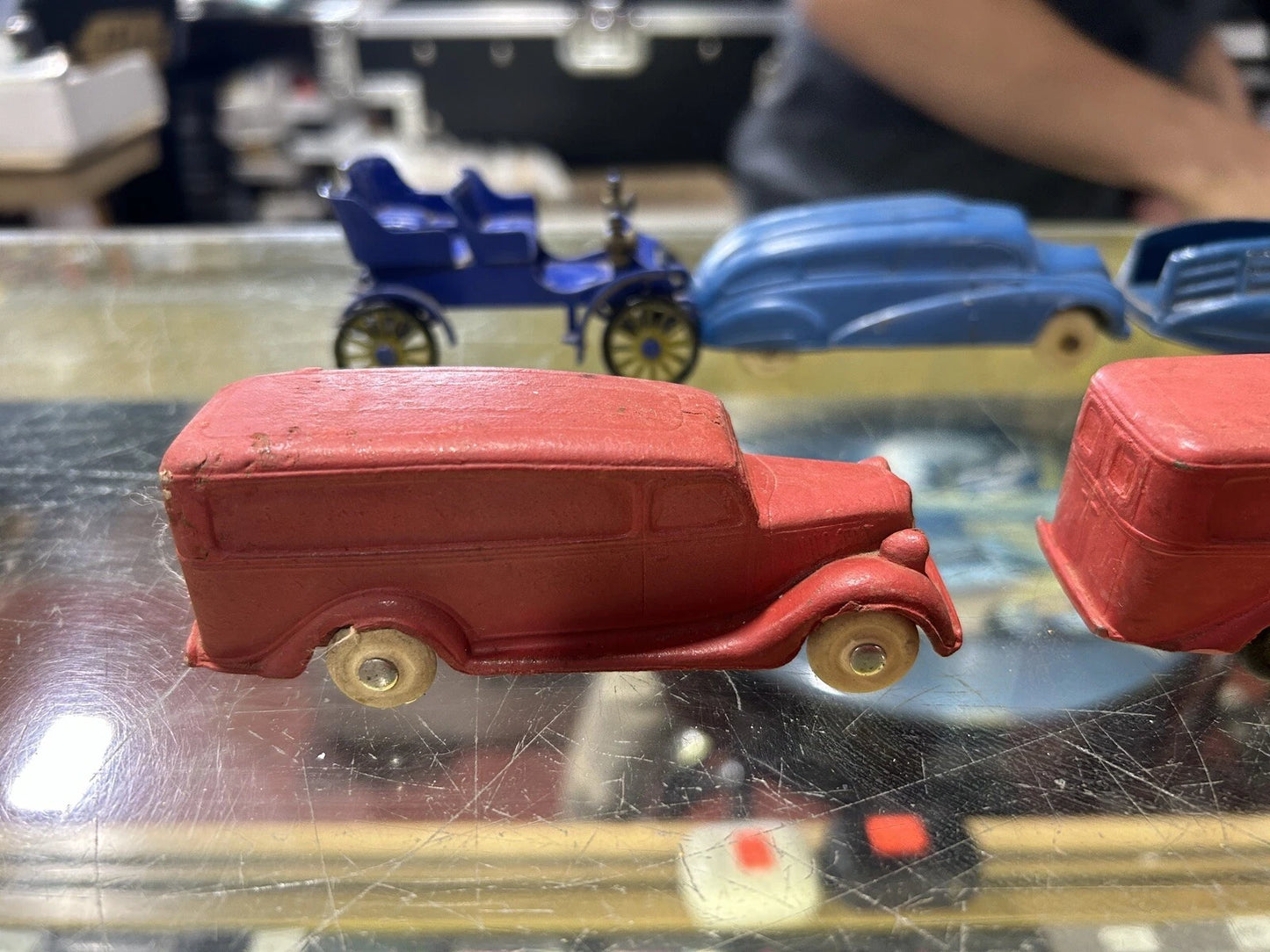Rare Vintage Rubber Cars 1930s Lot of 9