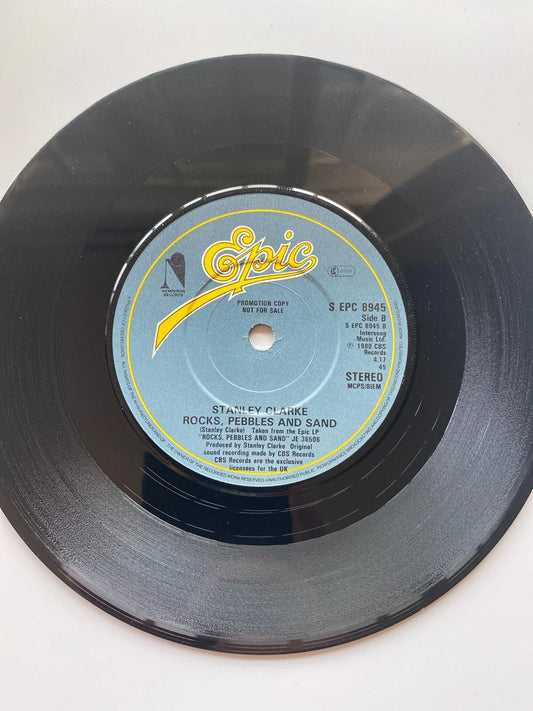 Stanley Clarke 7” 45rpm UK import Promo Demo “YOU/ME TOGETHER” EPC8945