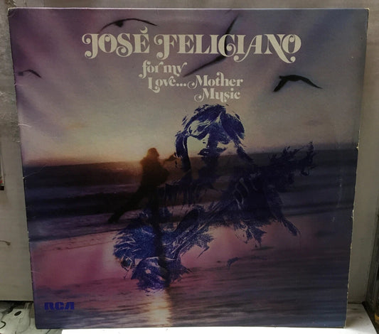 Jose Feliciano For My Love Mother Music Record w/Poster
