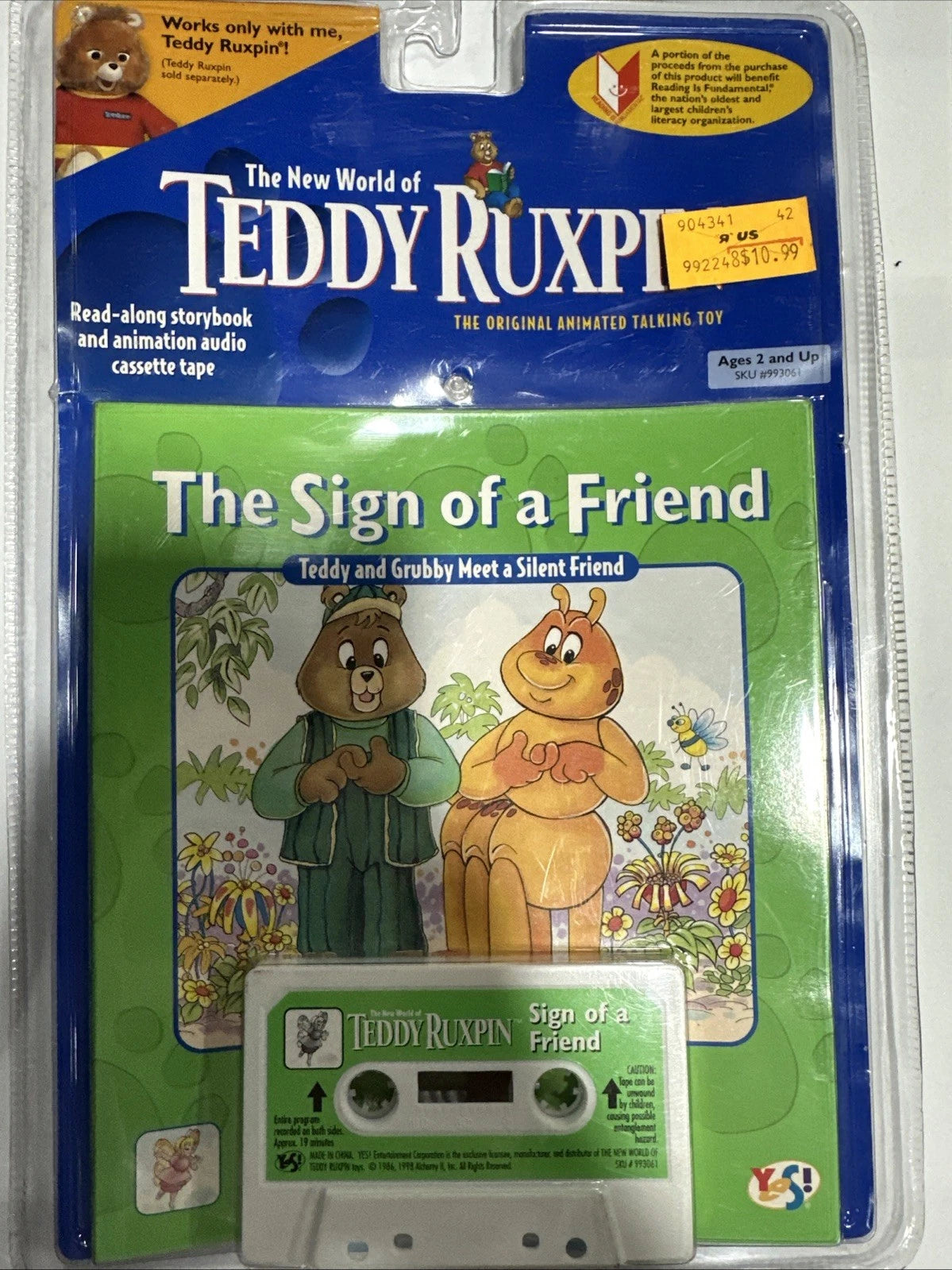 Teddy Ruxpin Wooly What’s-it & Sign Of A Friend Rare Sealed Book & Tape Lot