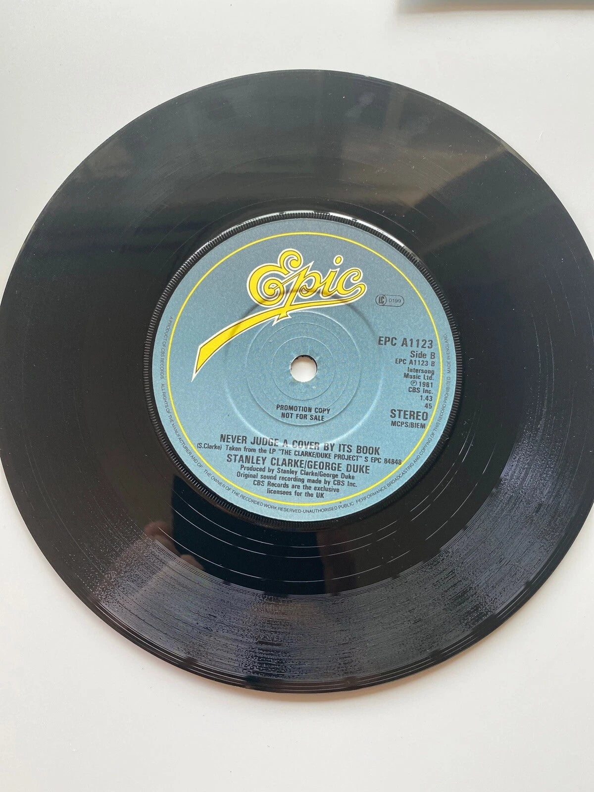 Stanley Clarke/George Duke* - Sweet Baby (7", Single, Promo)
