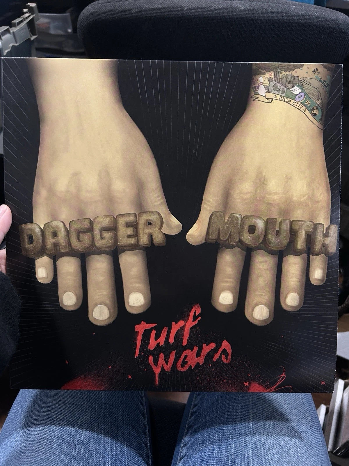 Daggermouth Turf Wars LP Trans red Swirl Vinyl /150