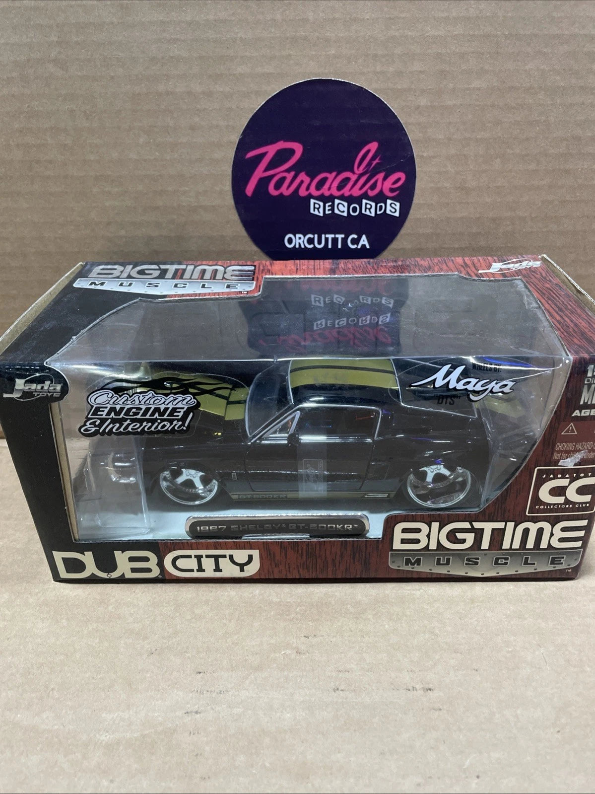 JADA Big Time Muscle 1967 FORD MUSTANG SHELBY GT-500KR 1:24 Scale Diecast Model
