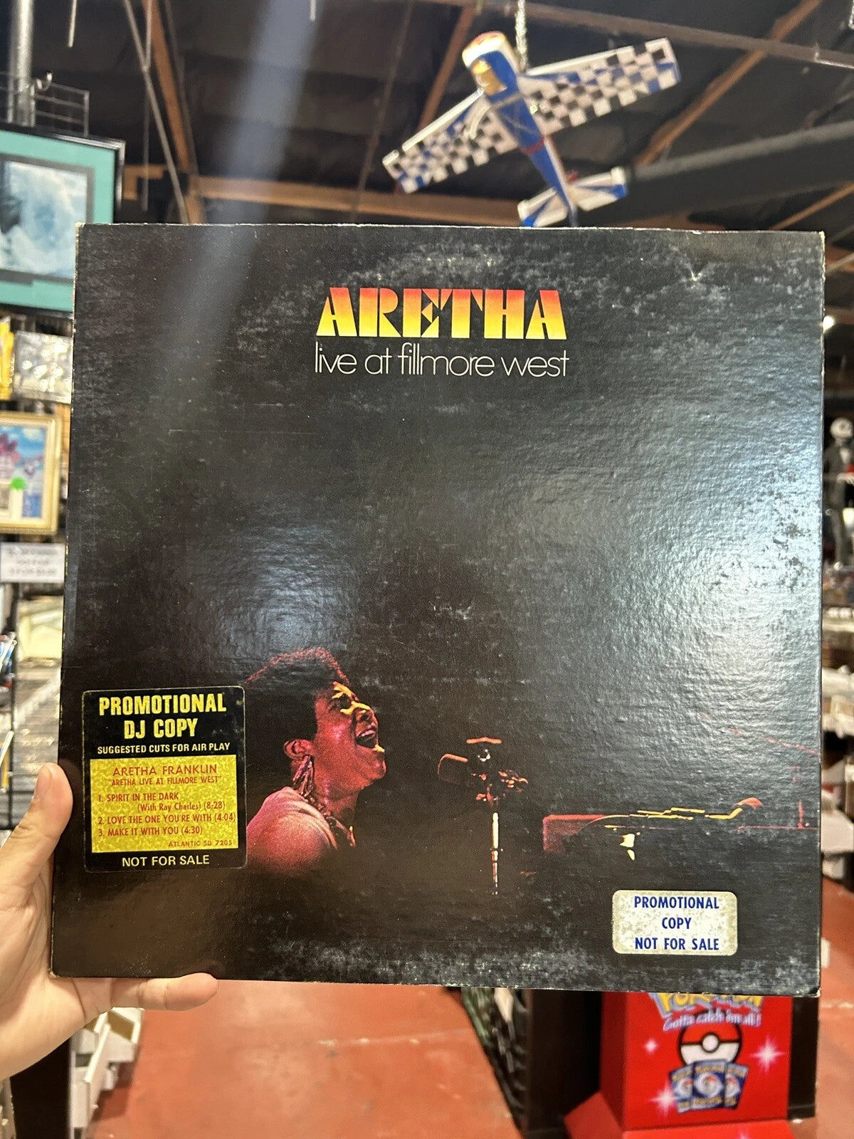 Aretha Franklin Live At Fillmore West LP 1971 Atlantic SD 7205 white label promo