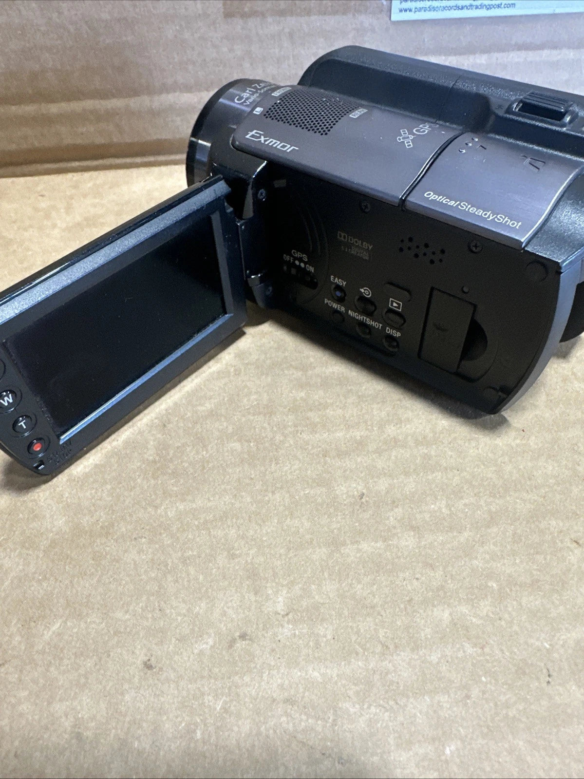 Sony HDR-XR200V 120GB HD Handycam Camcorder No Battery And Charger