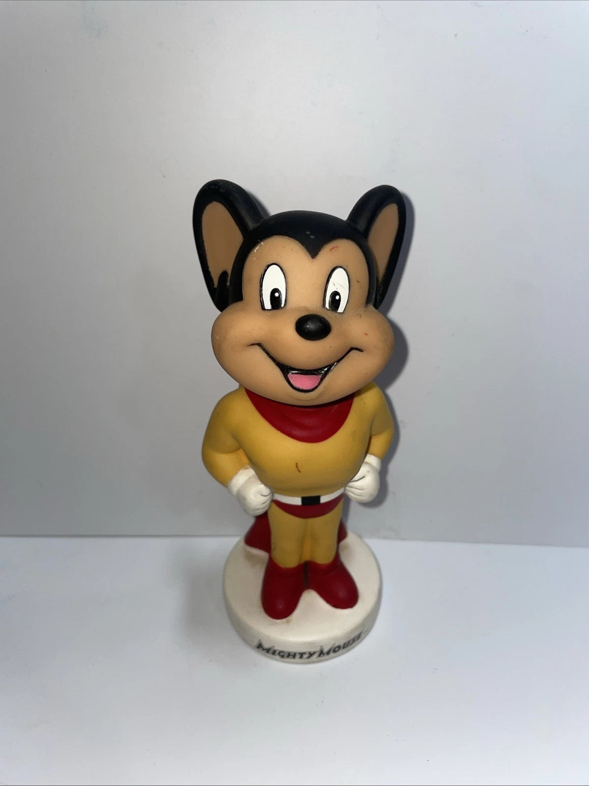 Vintage Funko Wacky Wobbler Bobblehead Mighty Mouse (2002)