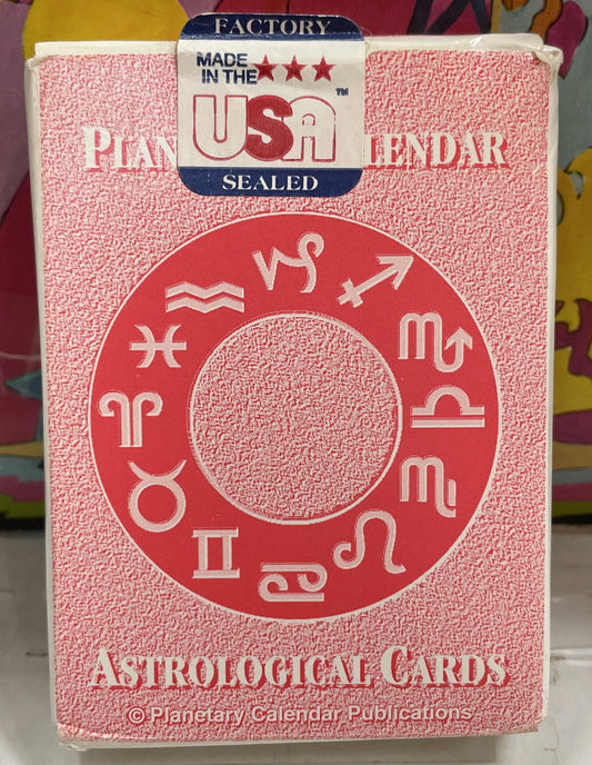 Planetary Calendar Astrological Cards