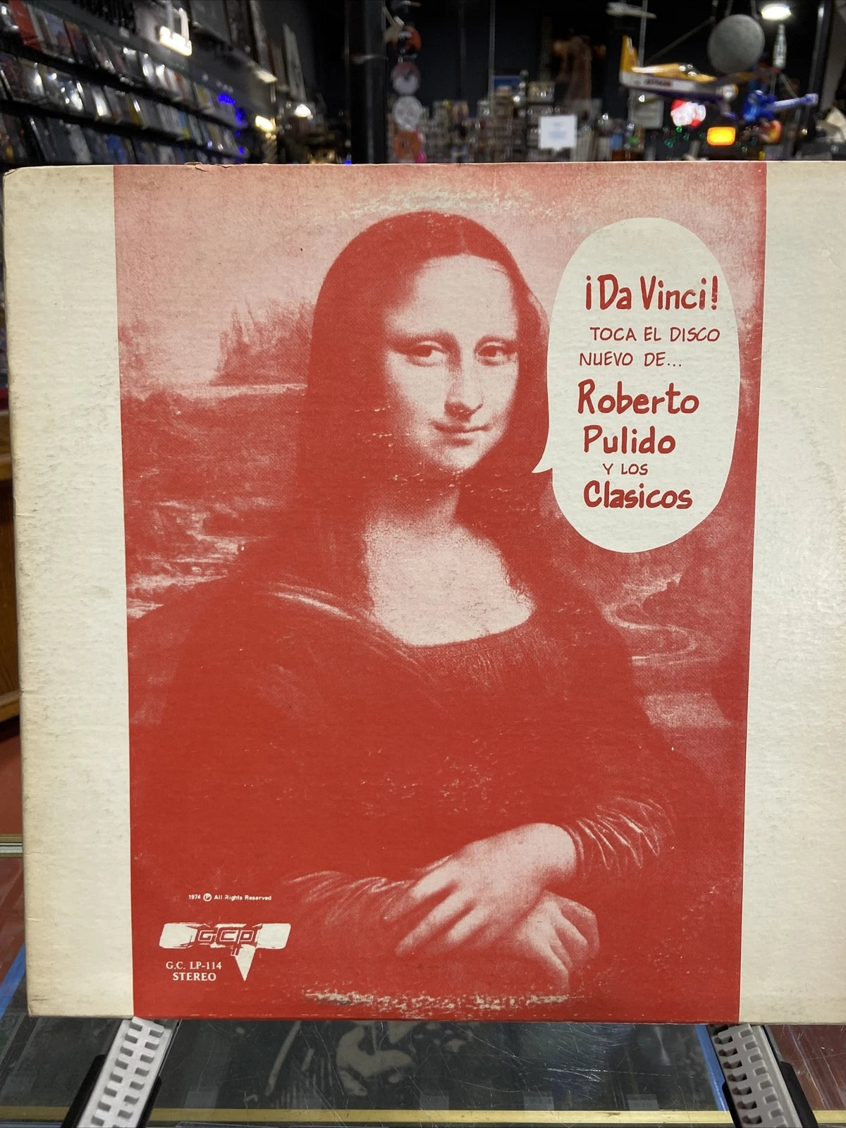 Da Vinci Toca El Disco Nuevo De Roberto Pulido Y Los Clasicos LP-114 vg 1975
