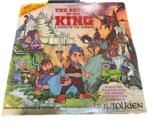 1980 Rankin/Bass The Return of the King (Hobbits) Vinyl LP Record 3822 vg+
