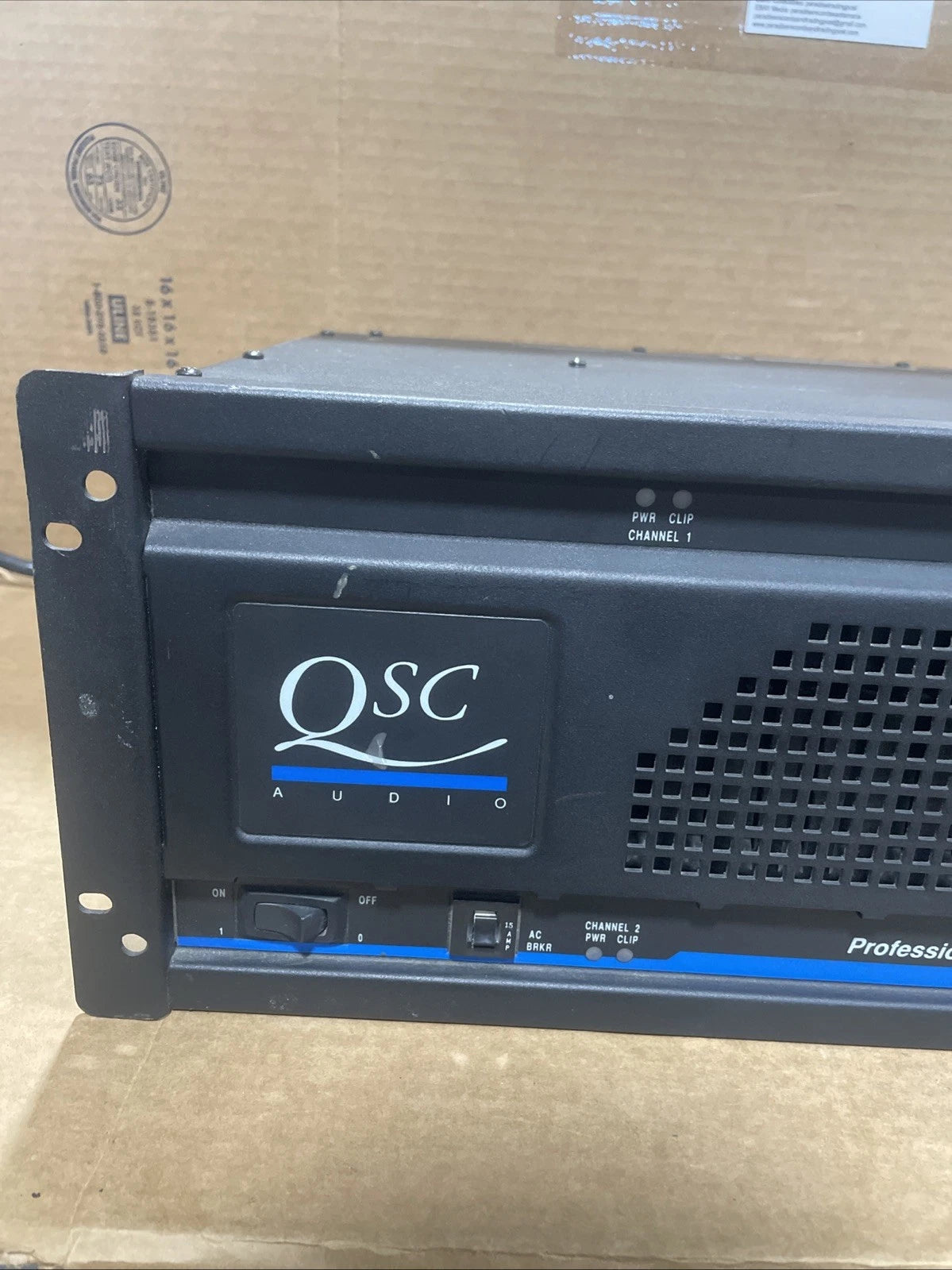 QSC USA 1300 Professional Power Amplifier 650W 4 OH Tested