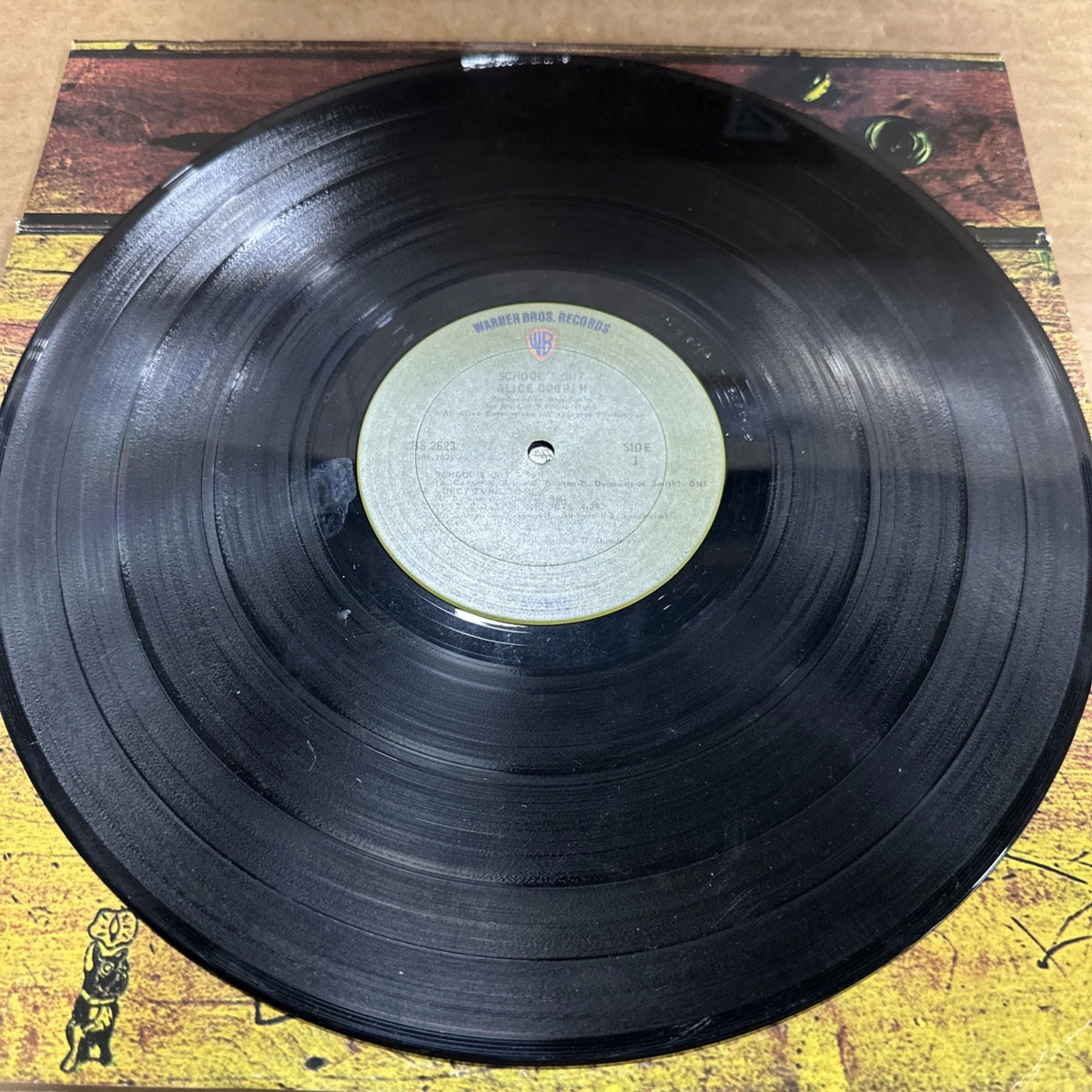 Alice Cooper School's Out LP BS 2623 Original Panties Insert VG+/VG+