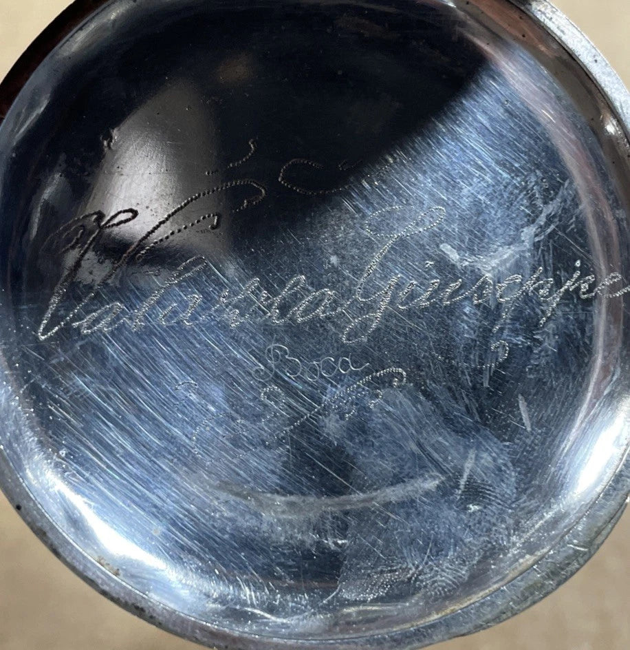 Frainier Anti-Magnetique Pocket Watch 162071 Rare Vintage Working Tested Silver
