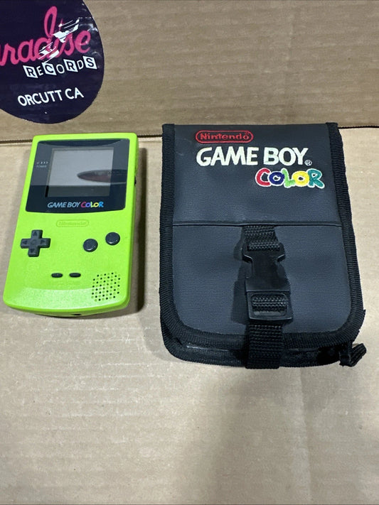 Game Boy Color With Case Bundle READ