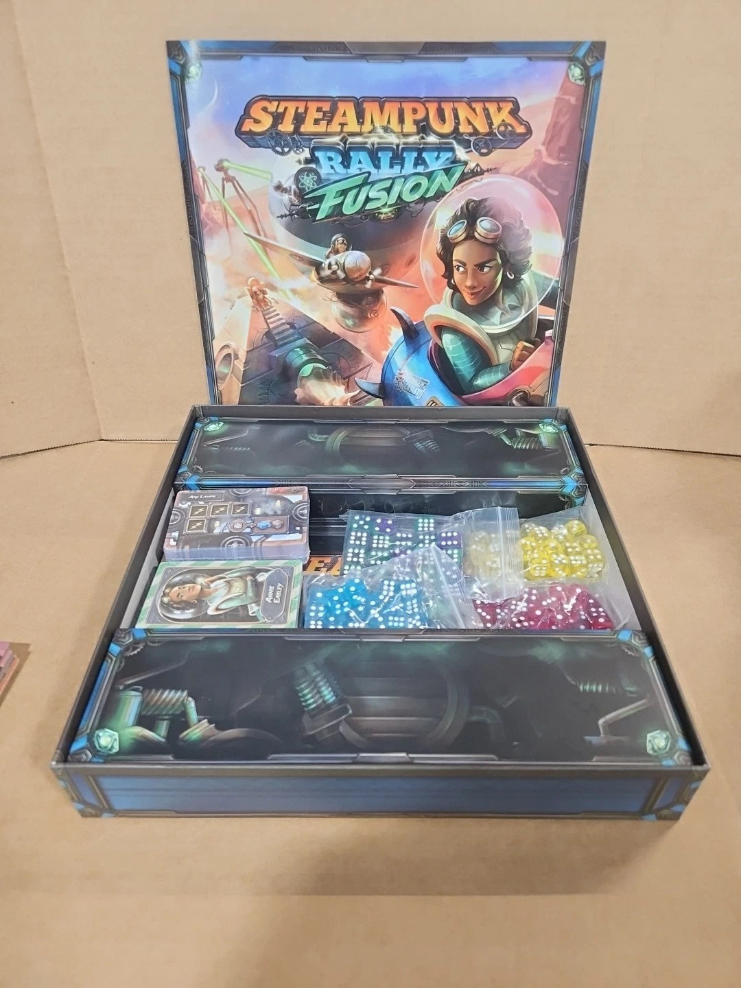 Steampunk Rally Board Game + Steampunk Rally Fusion Complete